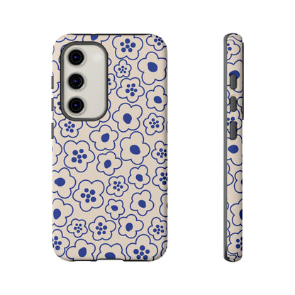 Blossom | Blue Retro Flower Case