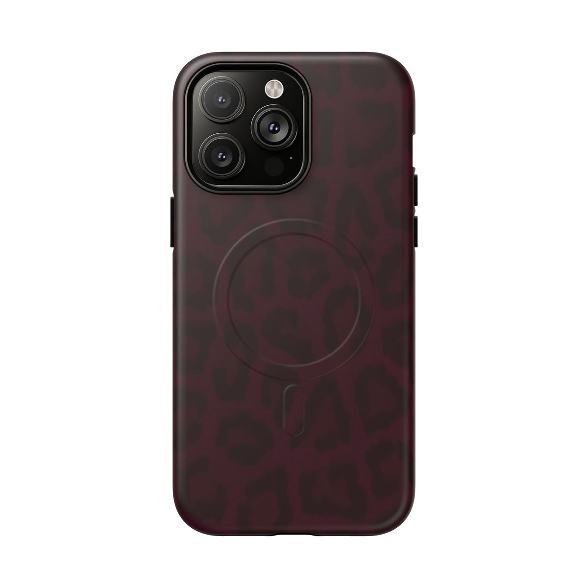 Black Cherry | Burgundy Leopard MagSafe Case
