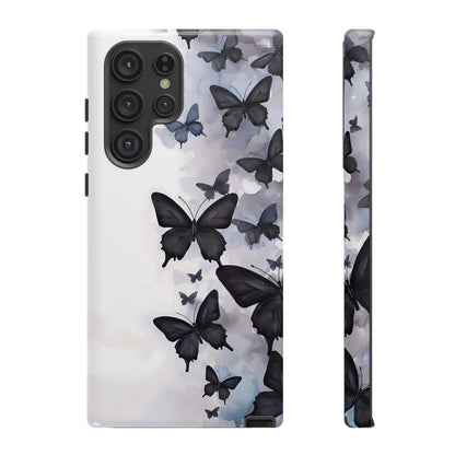 Estuche Galaxy con diseño de mariposas sin límites