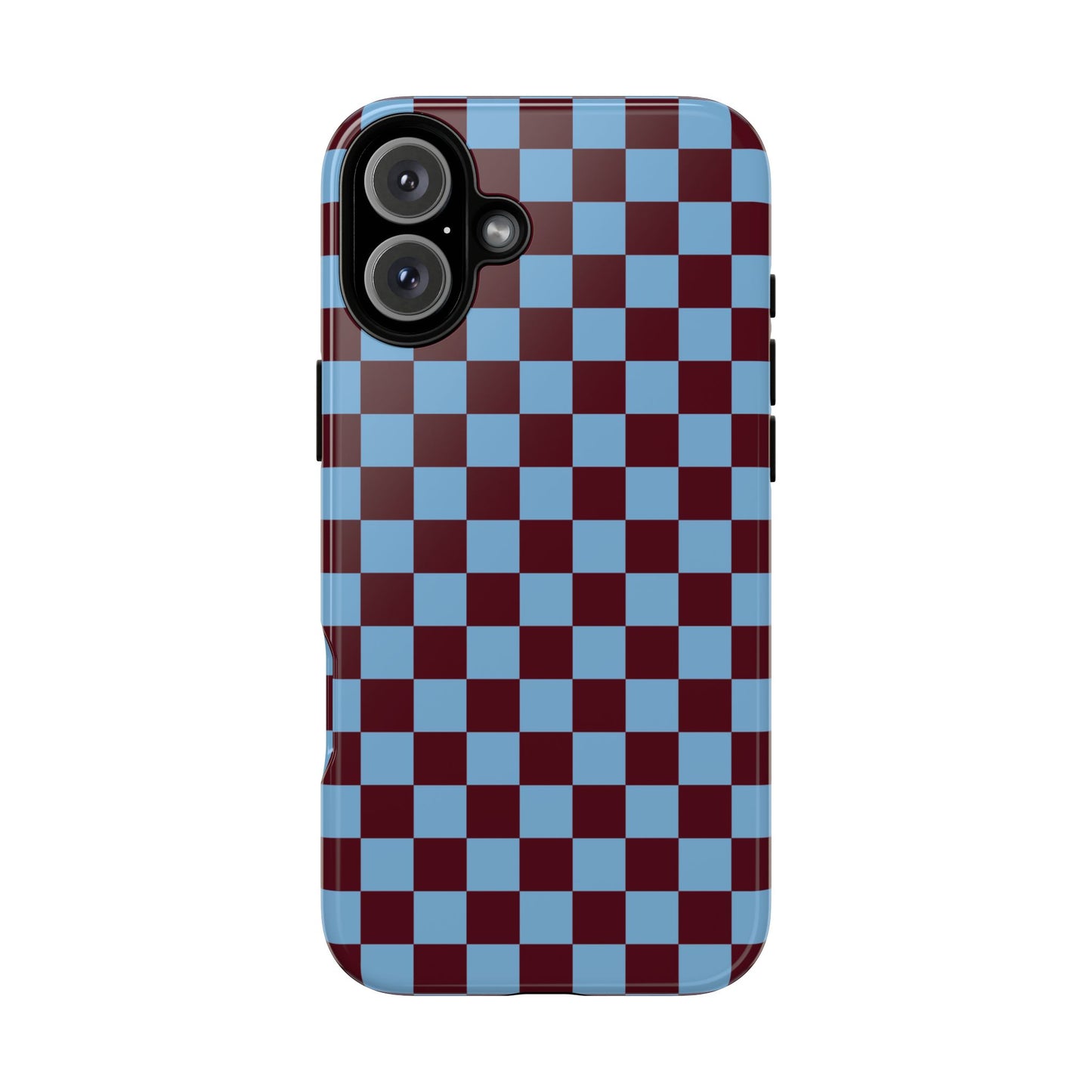 Desprotegido | Funda para iPhone con diseño de tablero de ajedrez retro