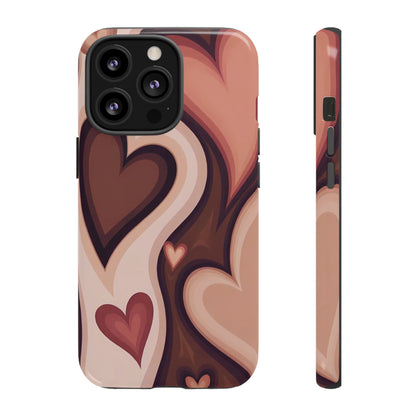 Groove Is in the Heart | Retro Hearts iPhone Case