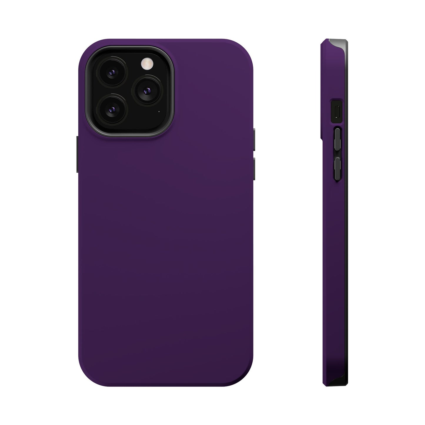 Midnight Plum | Satin Finish iPhone Case