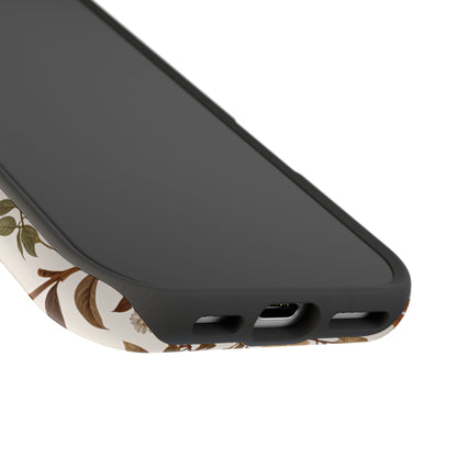 Autumn Botanical | Brown Floral MagSafe Case