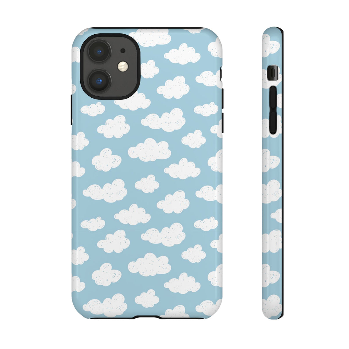 Cloud Nine | Blue Cloud Print iPhone Case