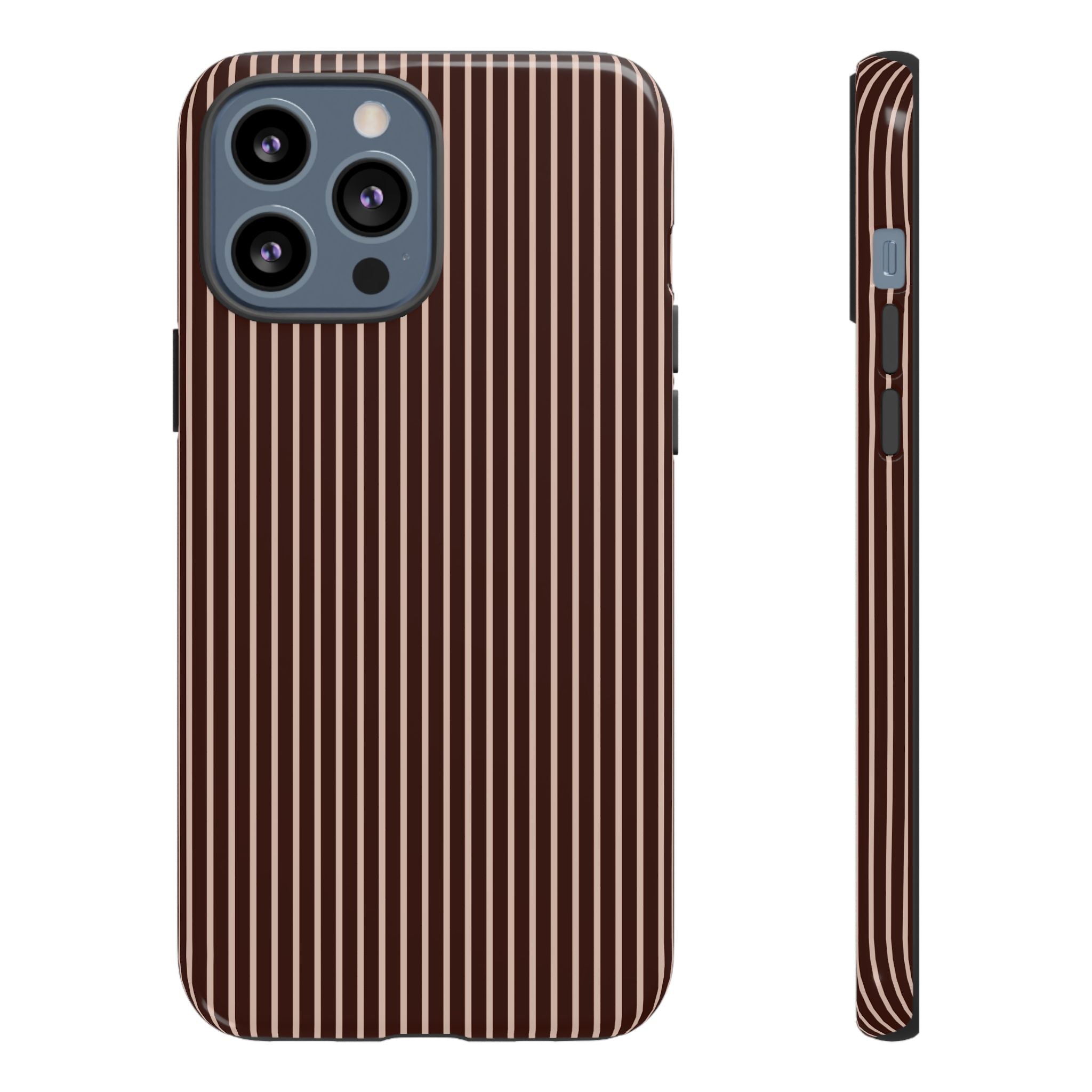 Cocoa Stripe Phone Case