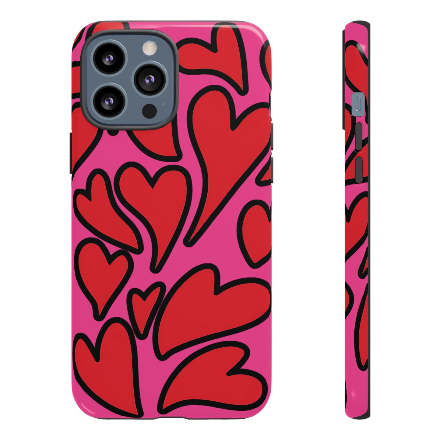 Summer Love | Retro Hearts iPhone Case