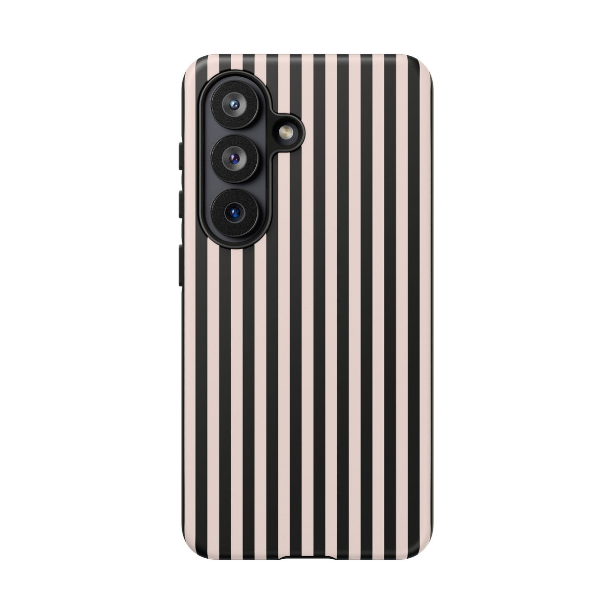 Stripe Tease | Pink & Black Striped Galaxy Case