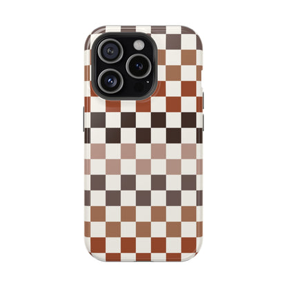 Neutral Check | Checkerboard iPhone Case