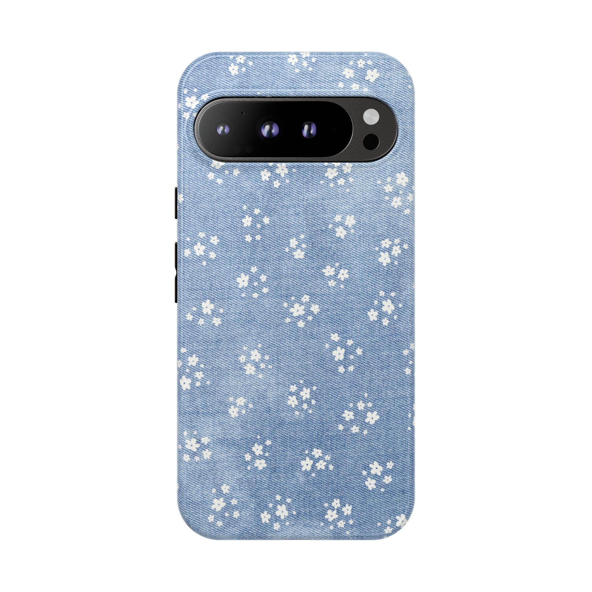 Denim Daisy Phone Case