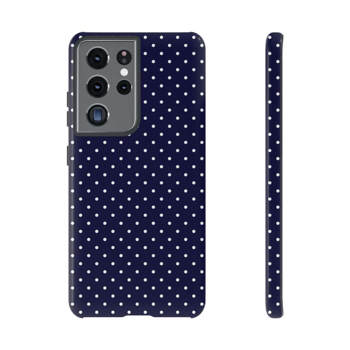 Dotty Chic | Navy Blue Polka Dot Galaxy Case