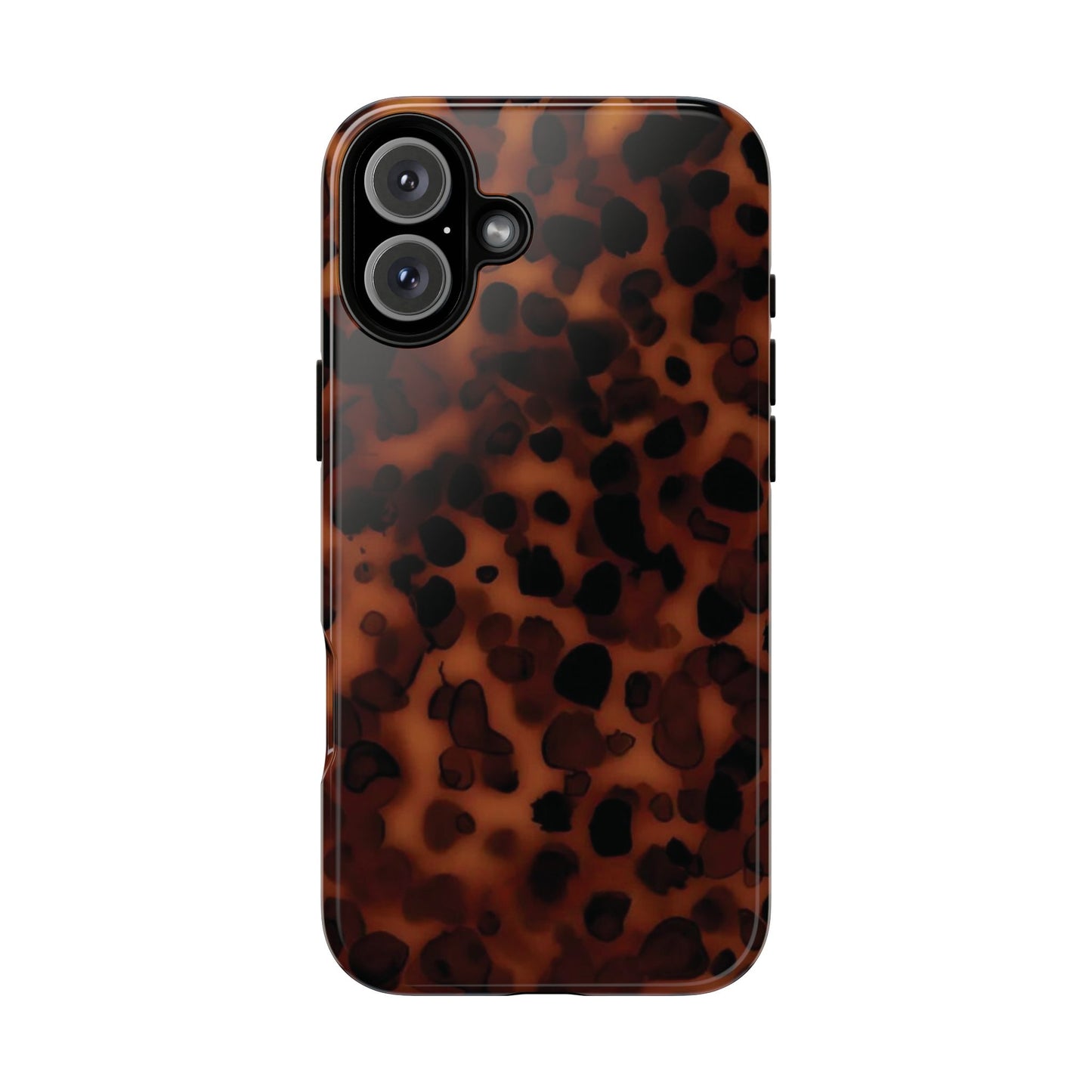 Shell Game | Dark Abstract Tortoise Print Case