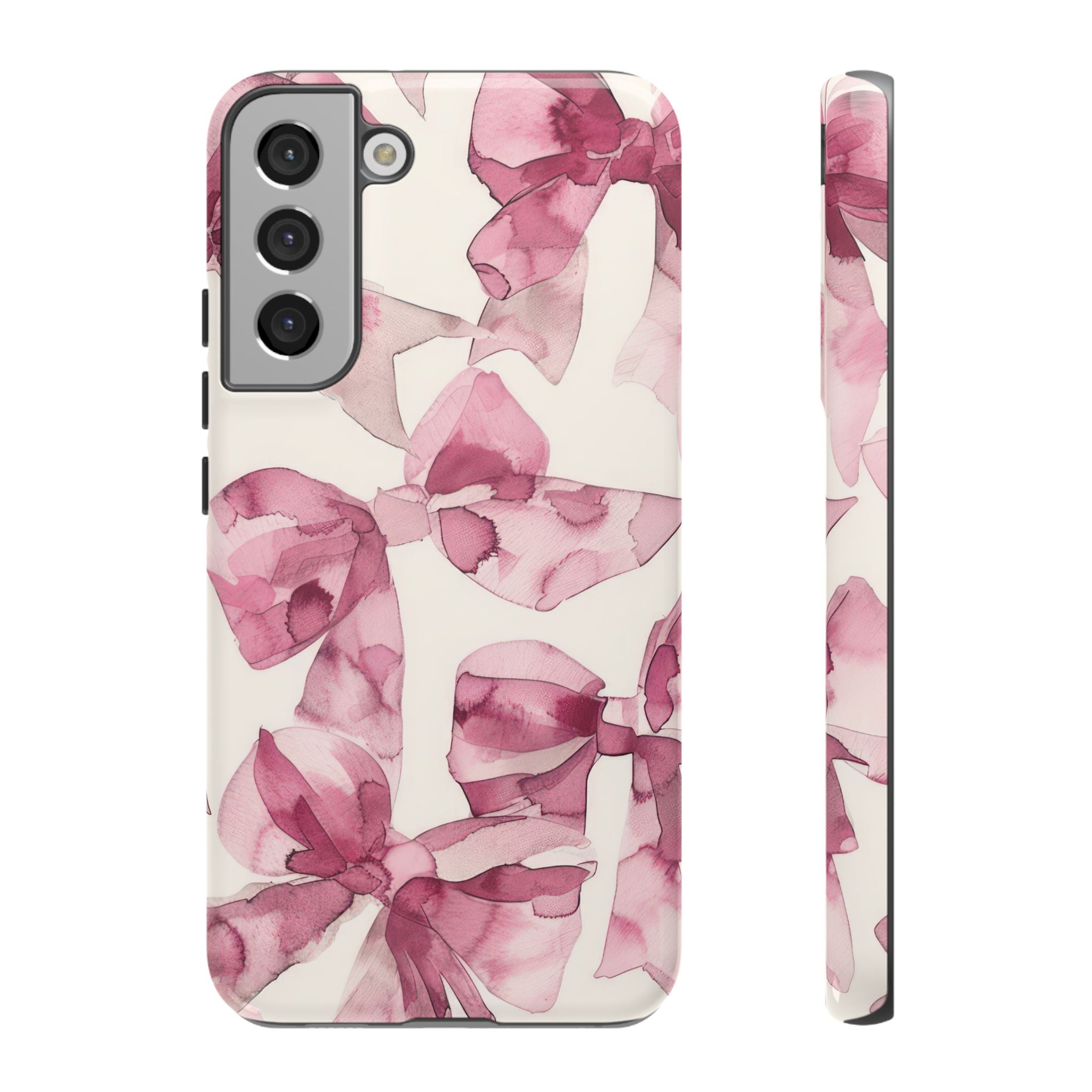 Whimsy Pink Bow Galaxy Case