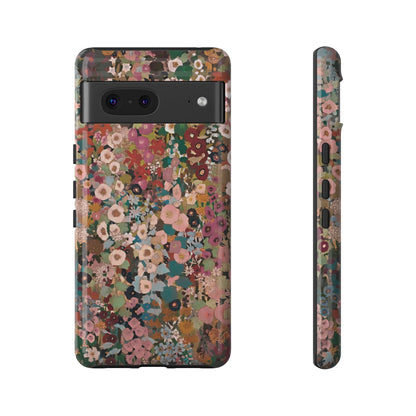 Estuche de píxeles con diseño floral de Wallflower