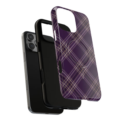 Plum Plaid | Pattern MagSafe Case