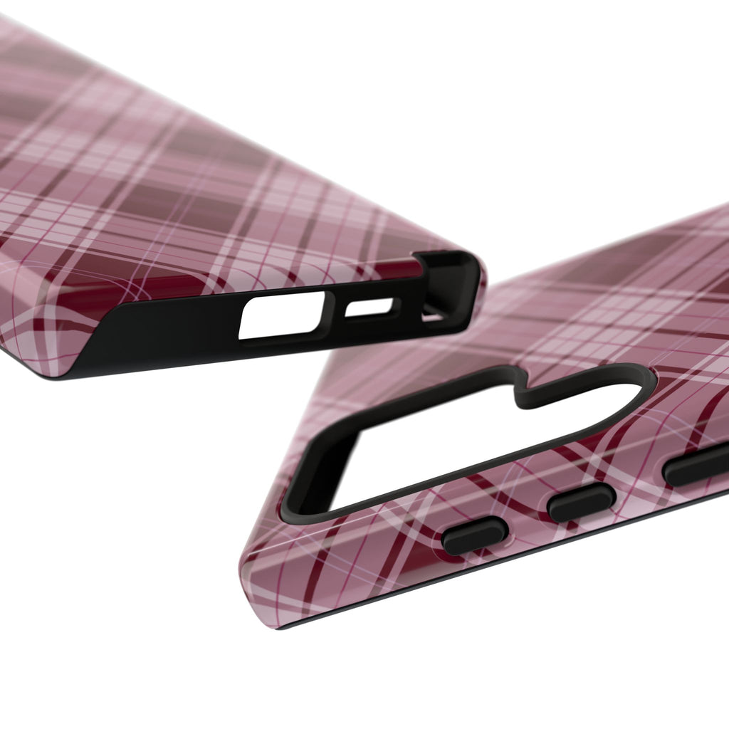 Berry Cute | Plaid Galaxy Case