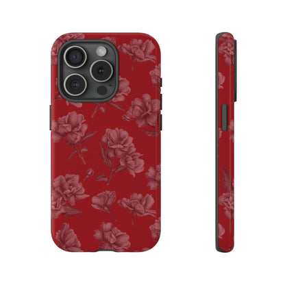 Roses Are Red | Red Floral Case