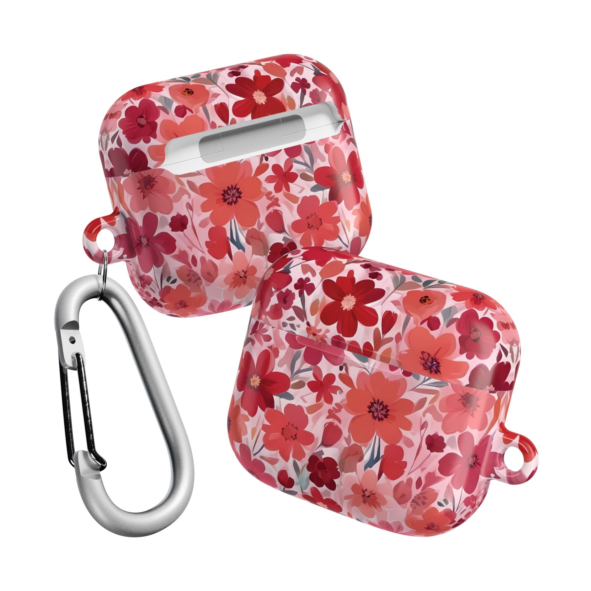 Think Pink Floral AirPods Case
