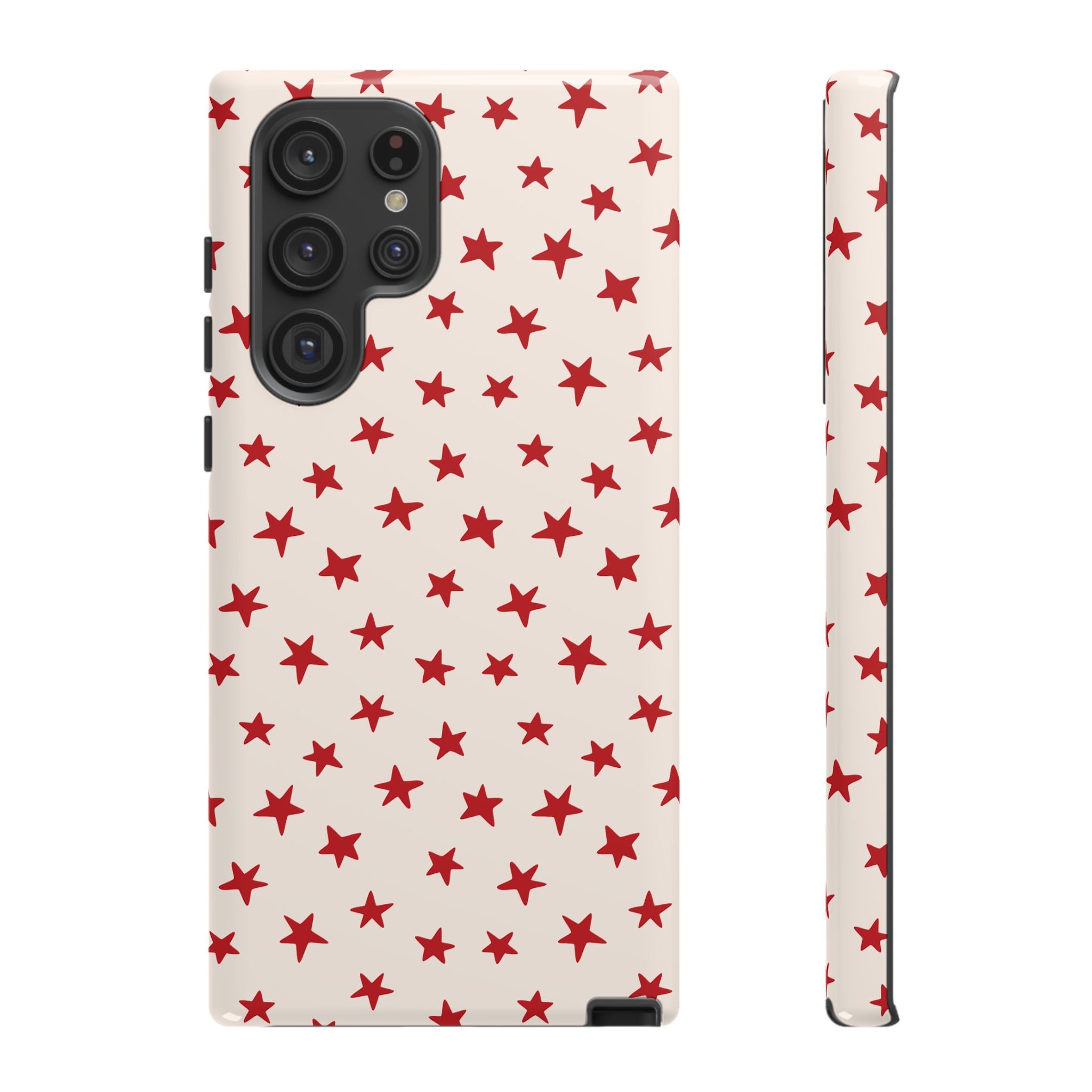 Starstruck Red Stars Galaxy Case