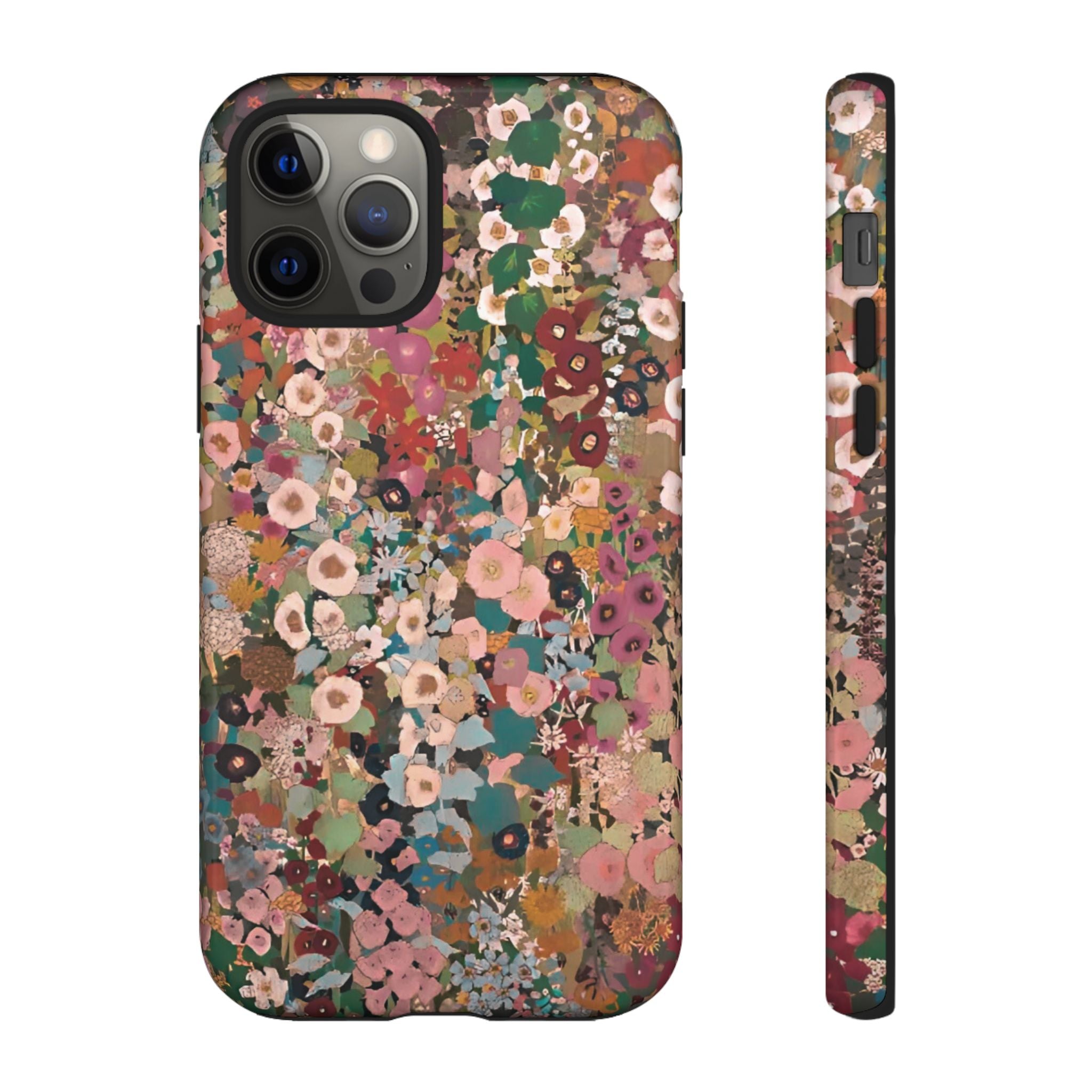 Funda para iPhone con diseño de flores de alhelí