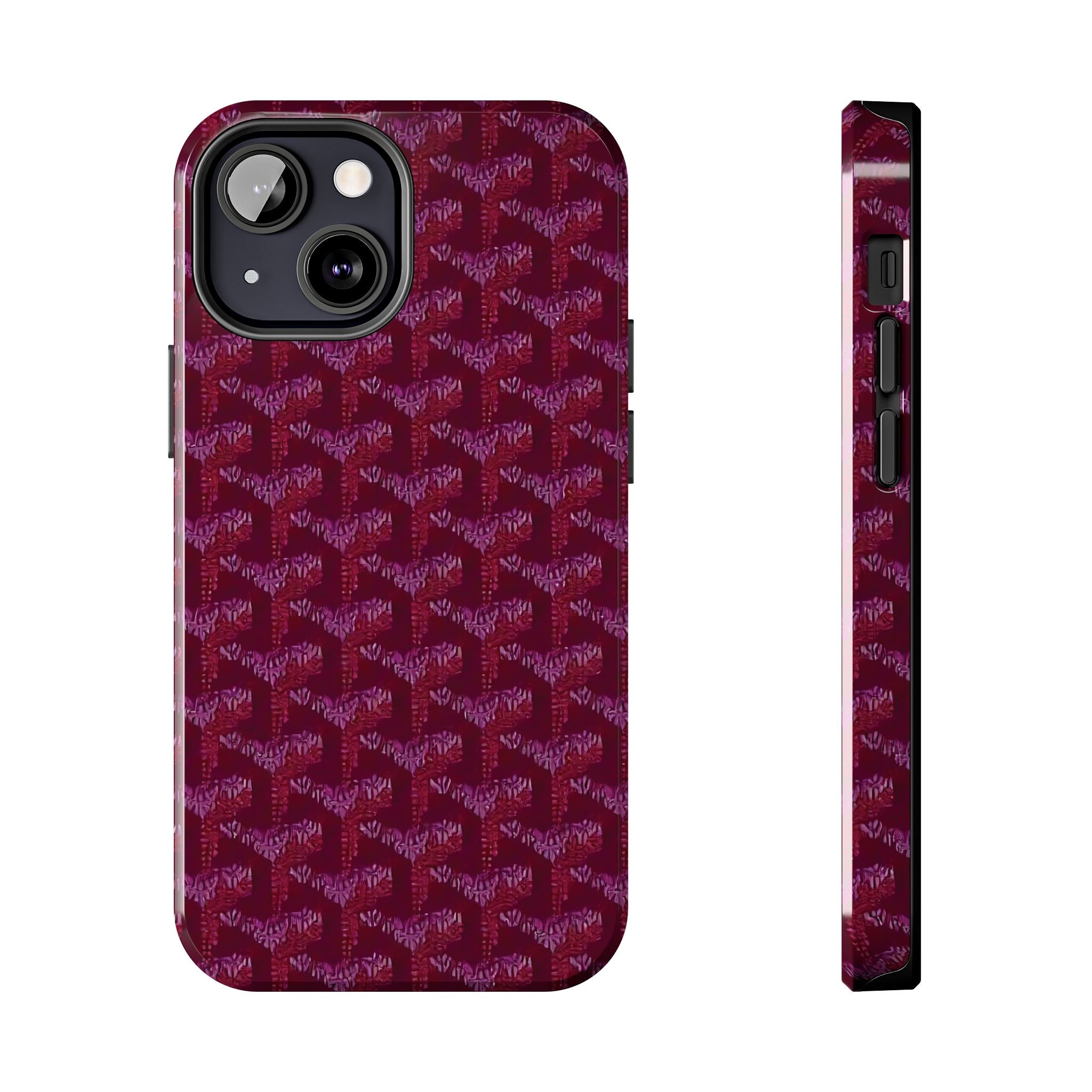 Designer Weave Purple iPhone Case