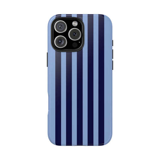 Blue Racer | Striped iPhone Case