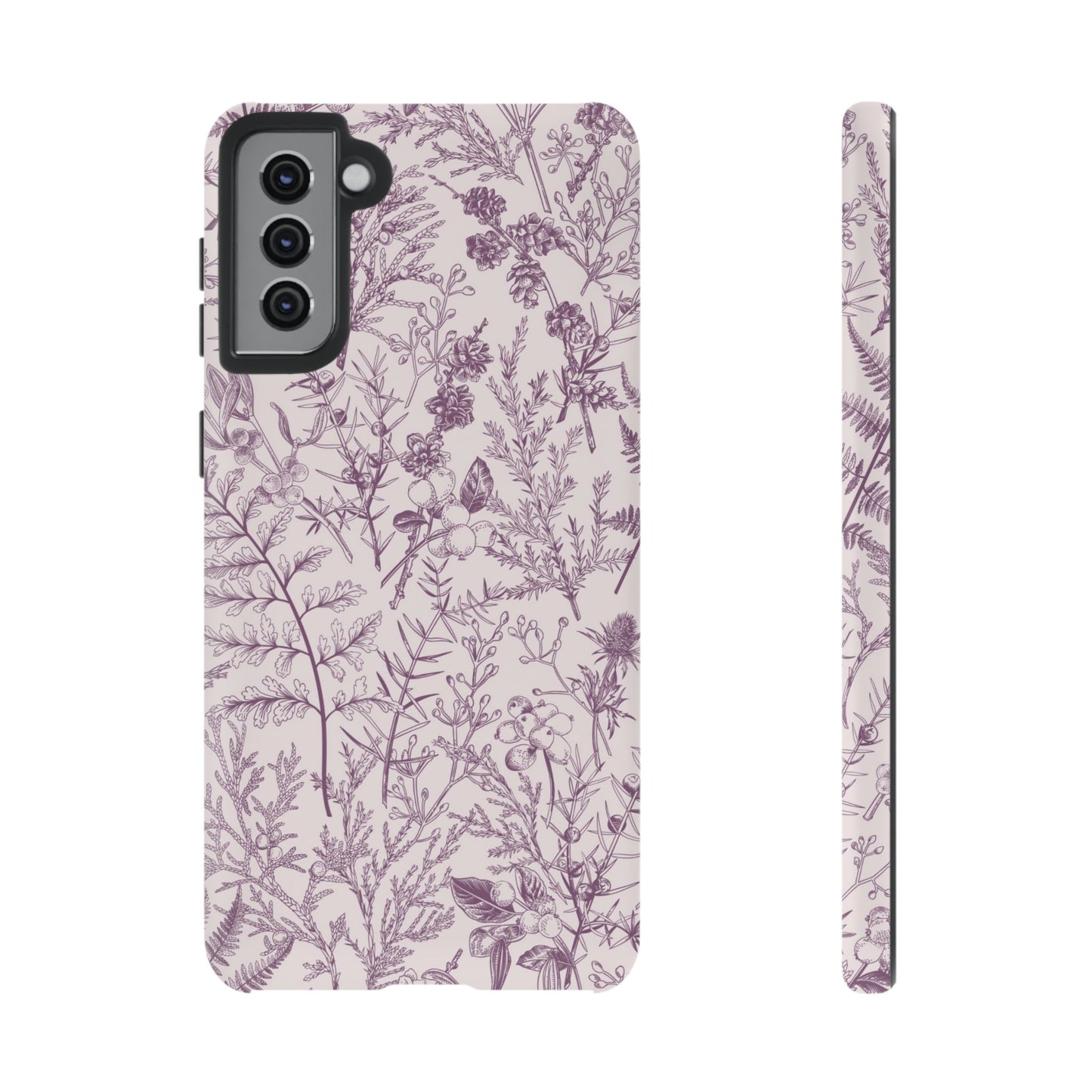 Plum Botanical Garden | Purple Floral Case