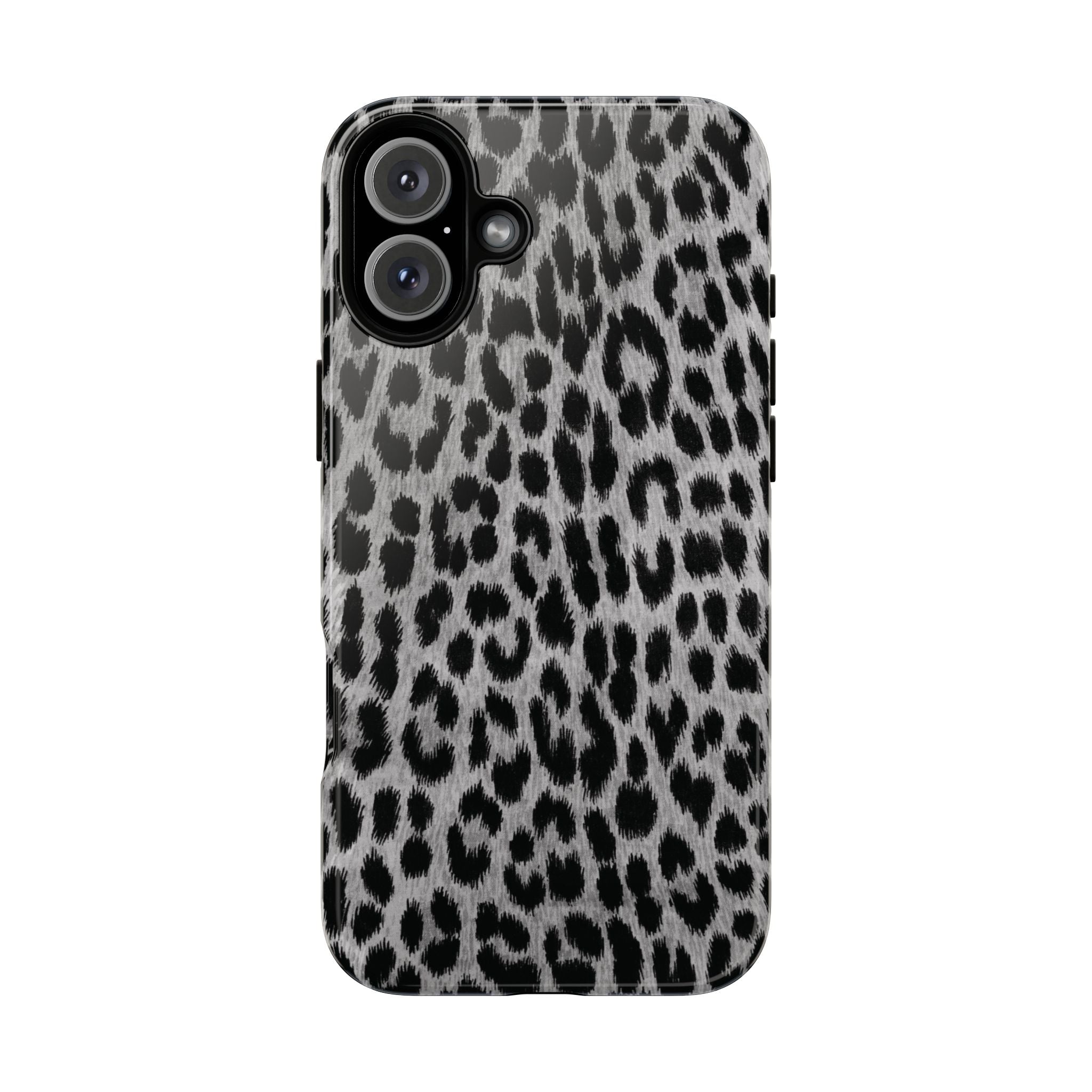 Funda para iPhone con estampado de leopardo gris | Trendsetter