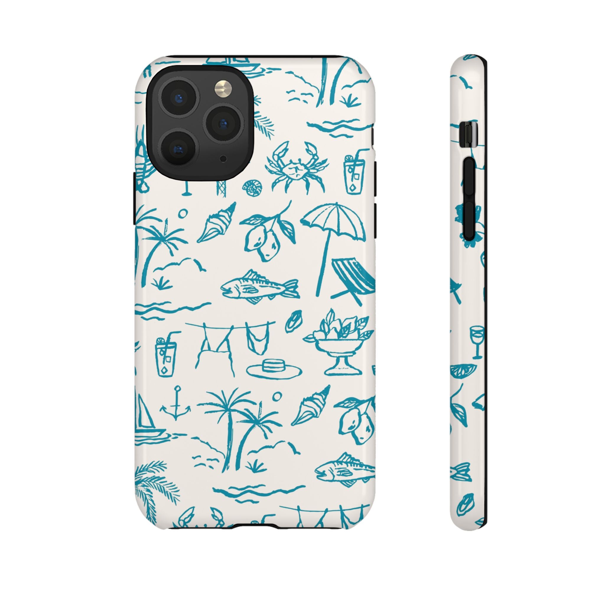 Meet Me Seaside iPhone Case