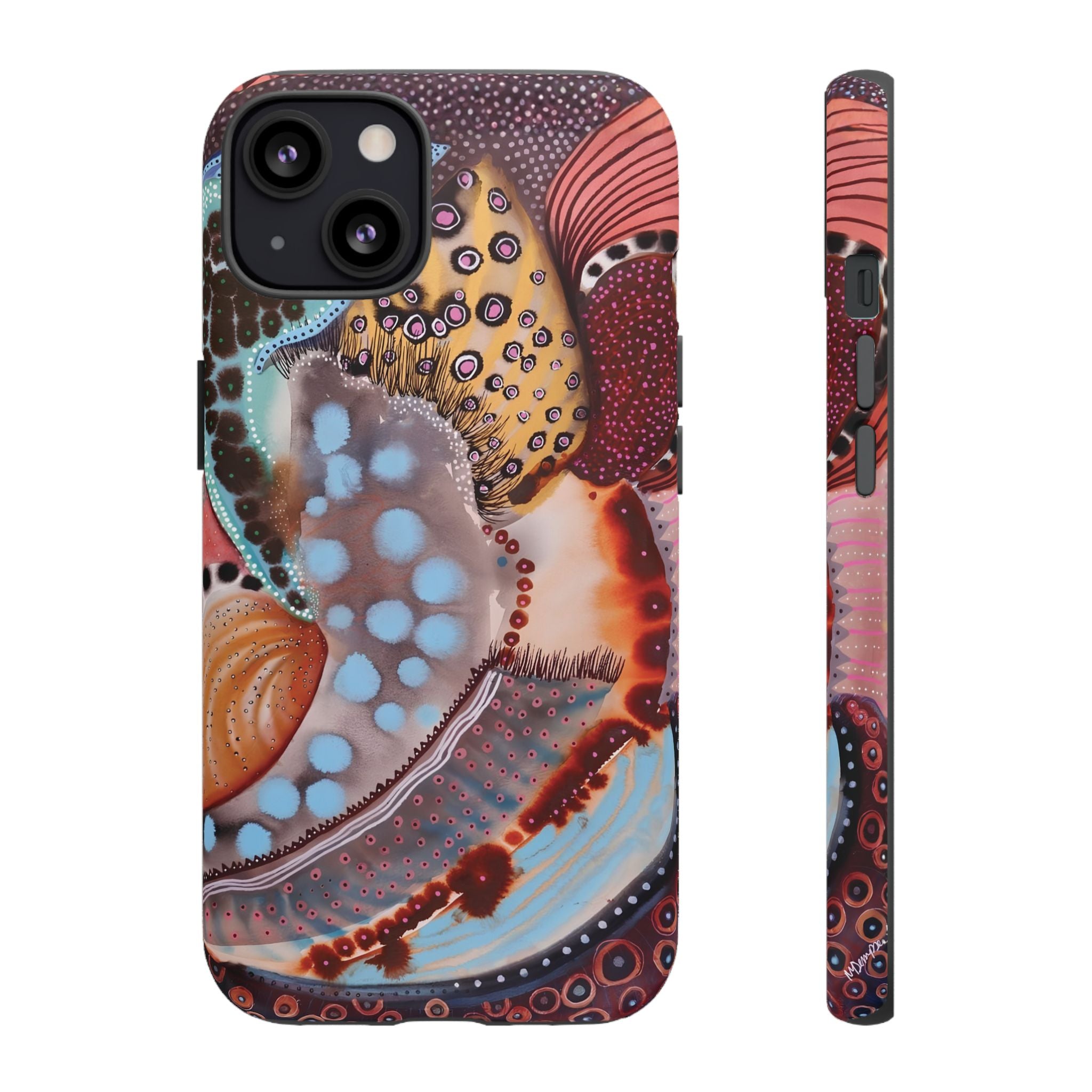 Ocean Echo | Abstract Sea Life iPhone Case