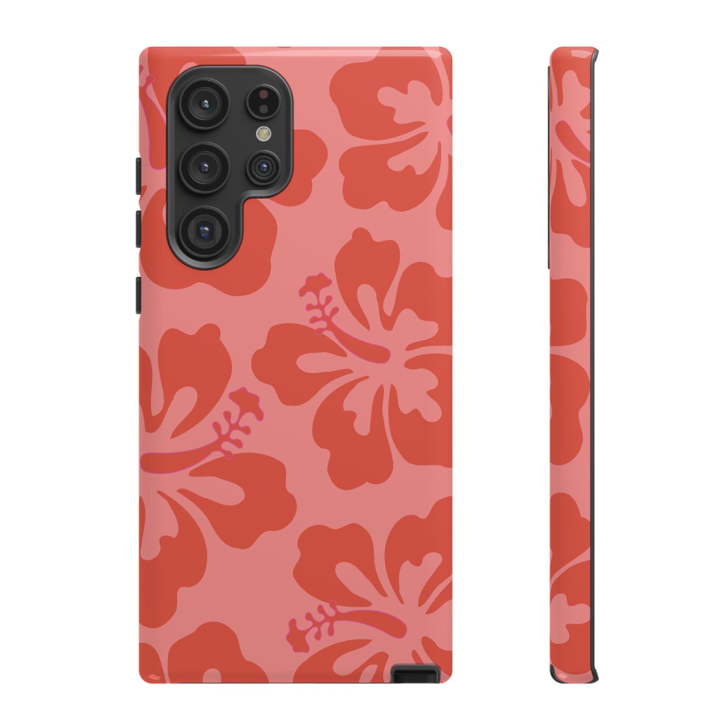 Island Life | Orange Hibiscus Floral Case