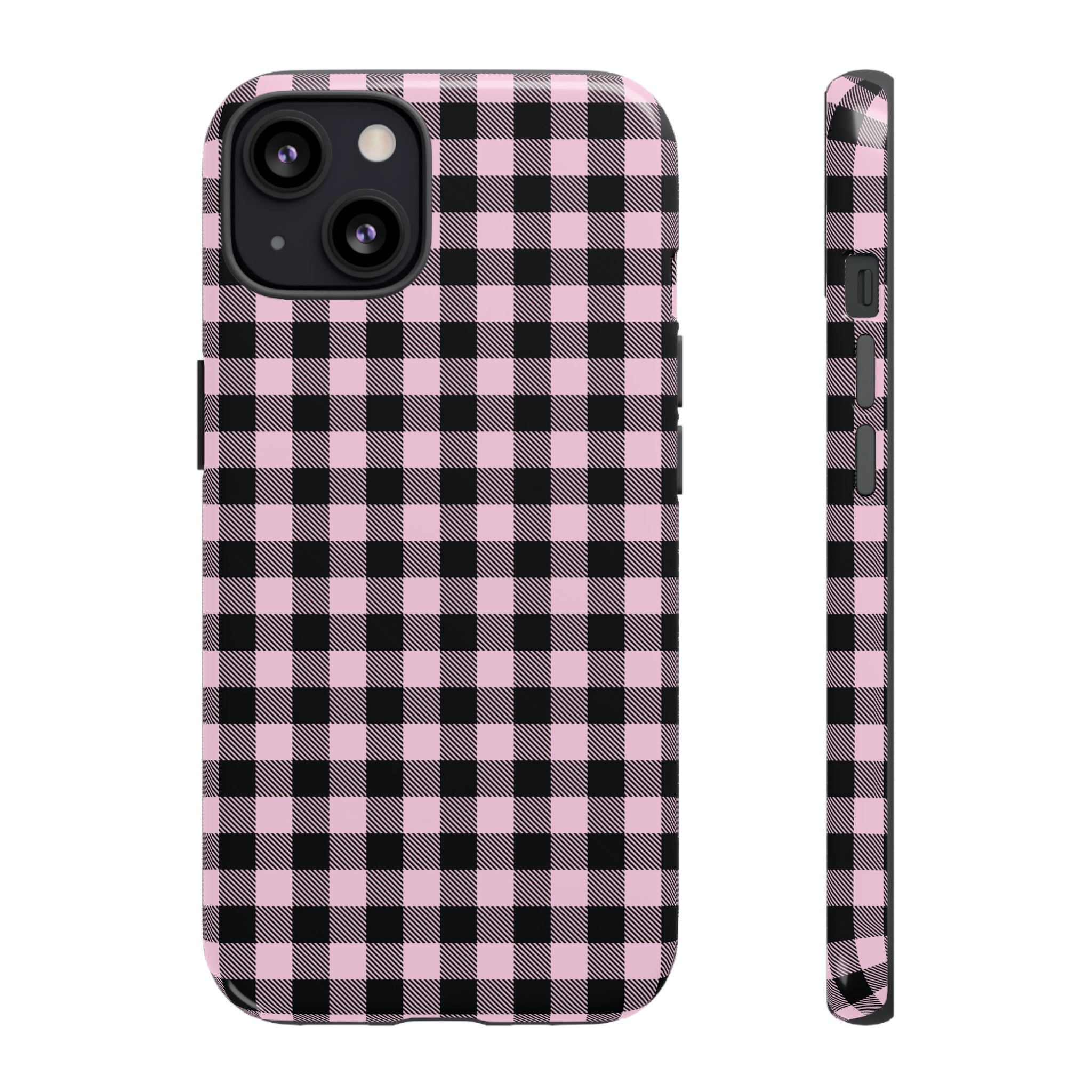 Pink Punk | Gingham iPhone Case