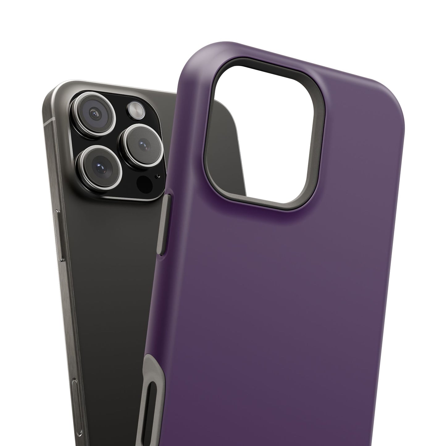 Midnight Plum | Satin Finish iPhone Case