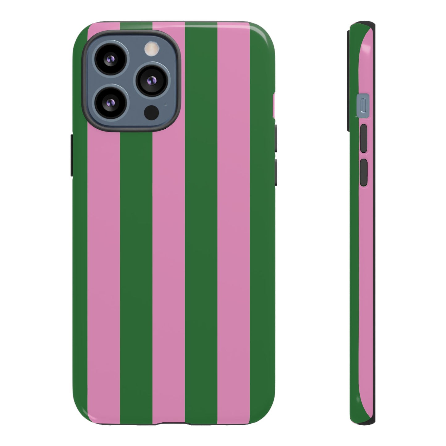 Retro Stripe | Pink & Green Y2K Case