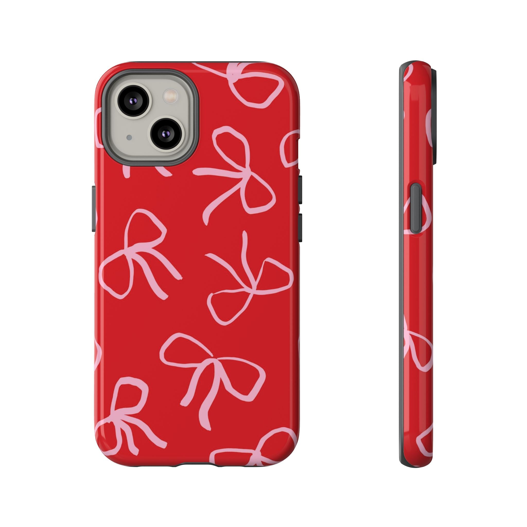 Rubans et nœuds | Coque iPhone Red Coquette