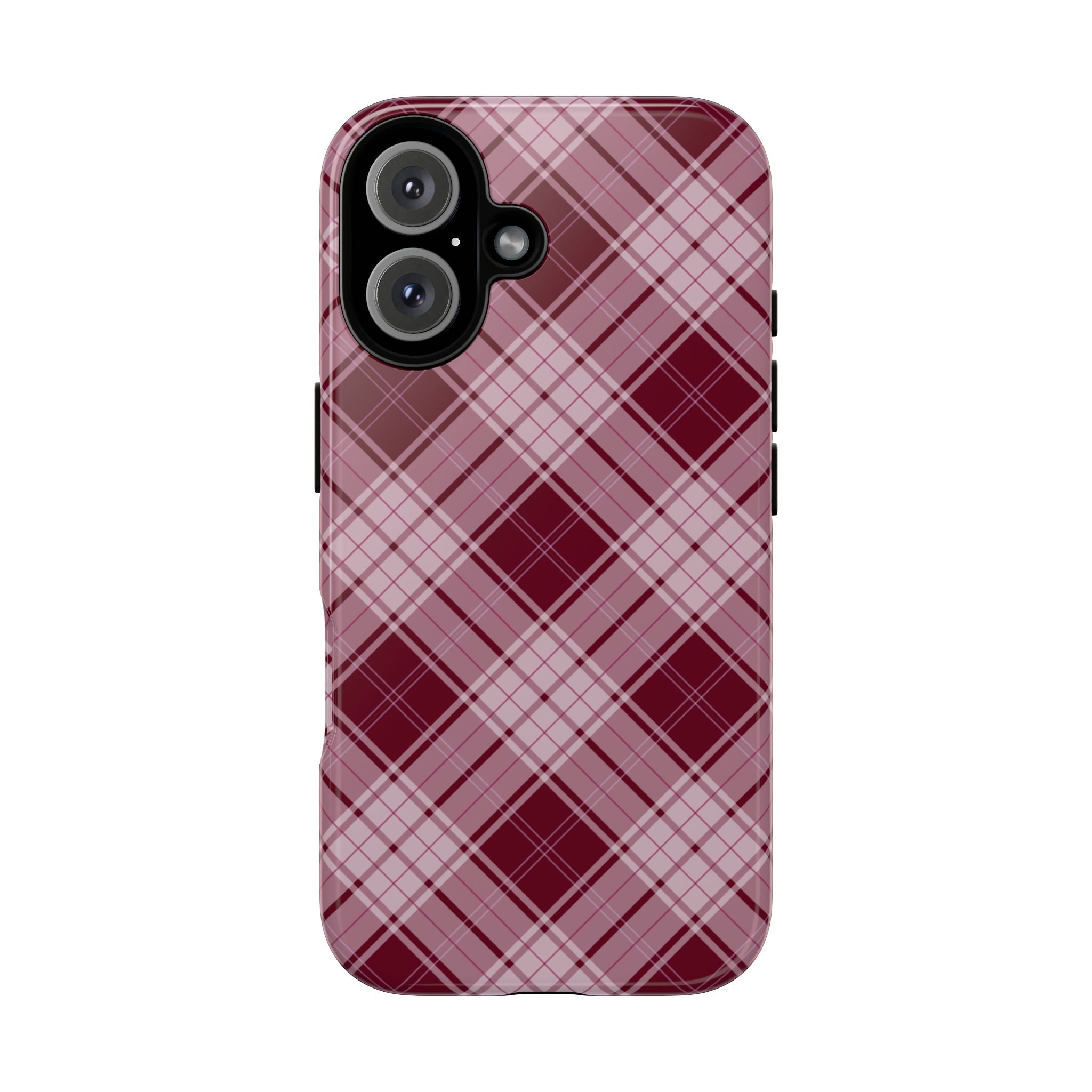 Berry Cute | Plaid iPhone Case