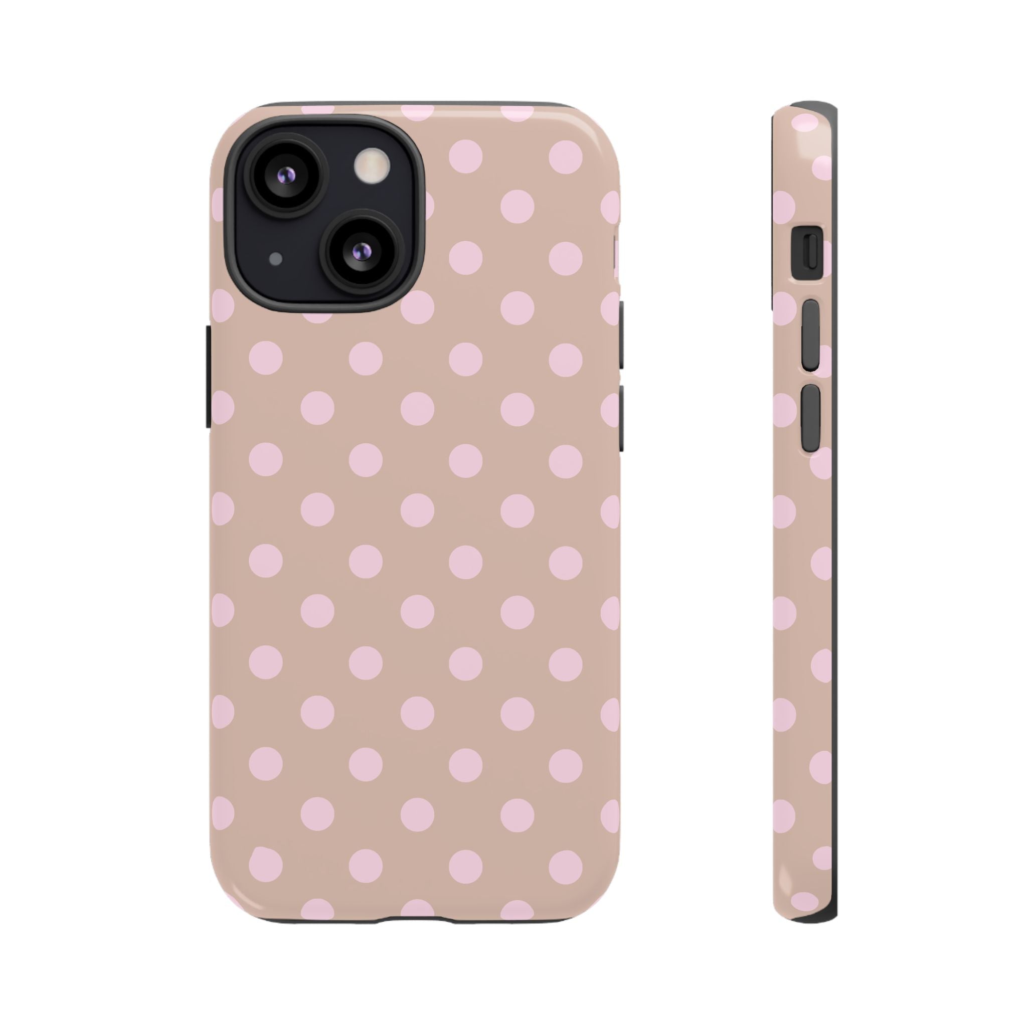 Blush Polka Dot iPhone Case