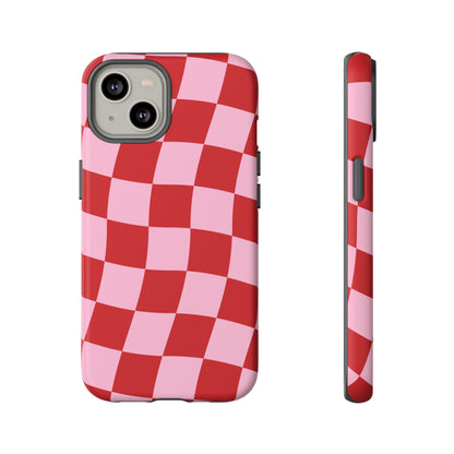 In Check | Wavy Checkerboard Case