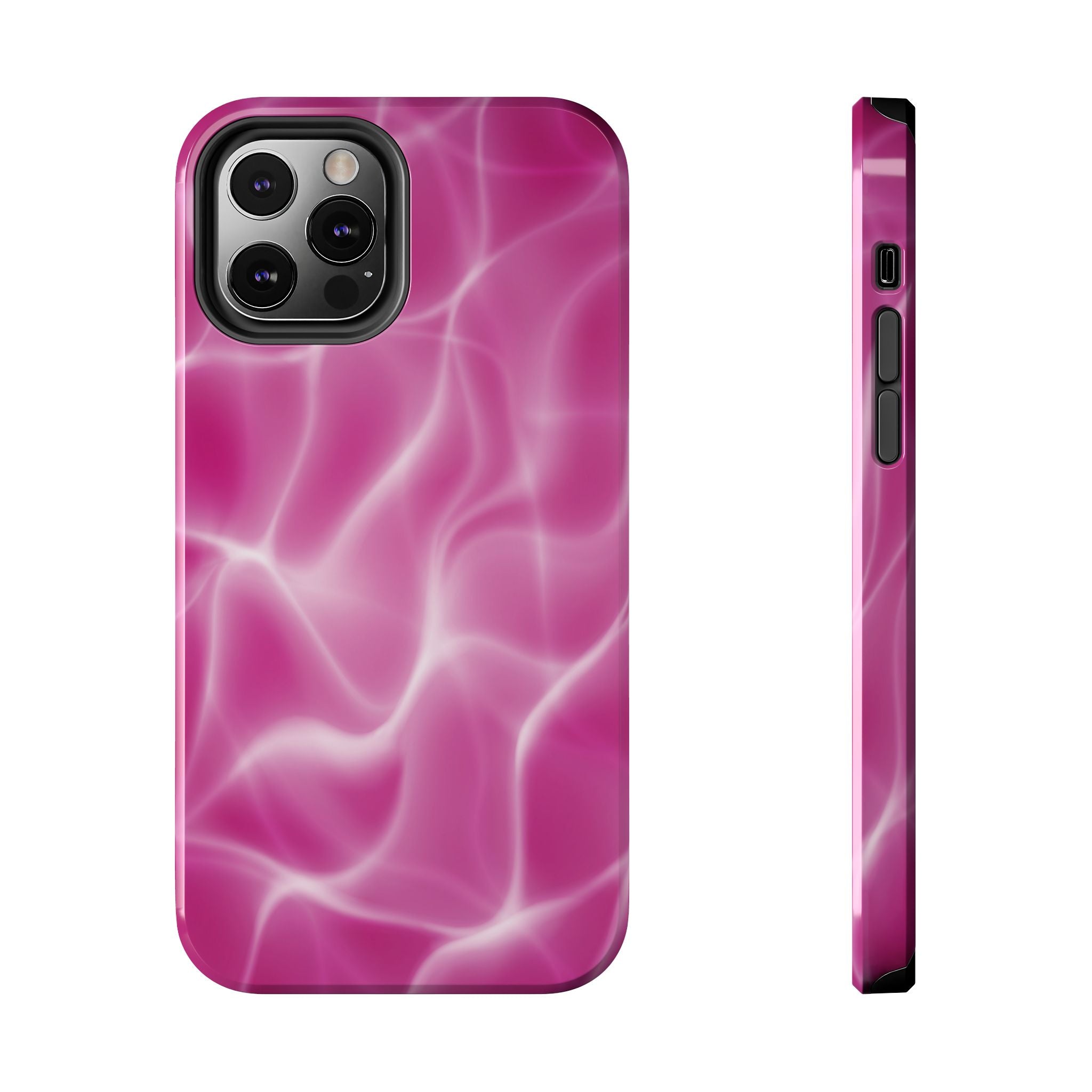 Pool Daze Pink Abstract iPhone Case