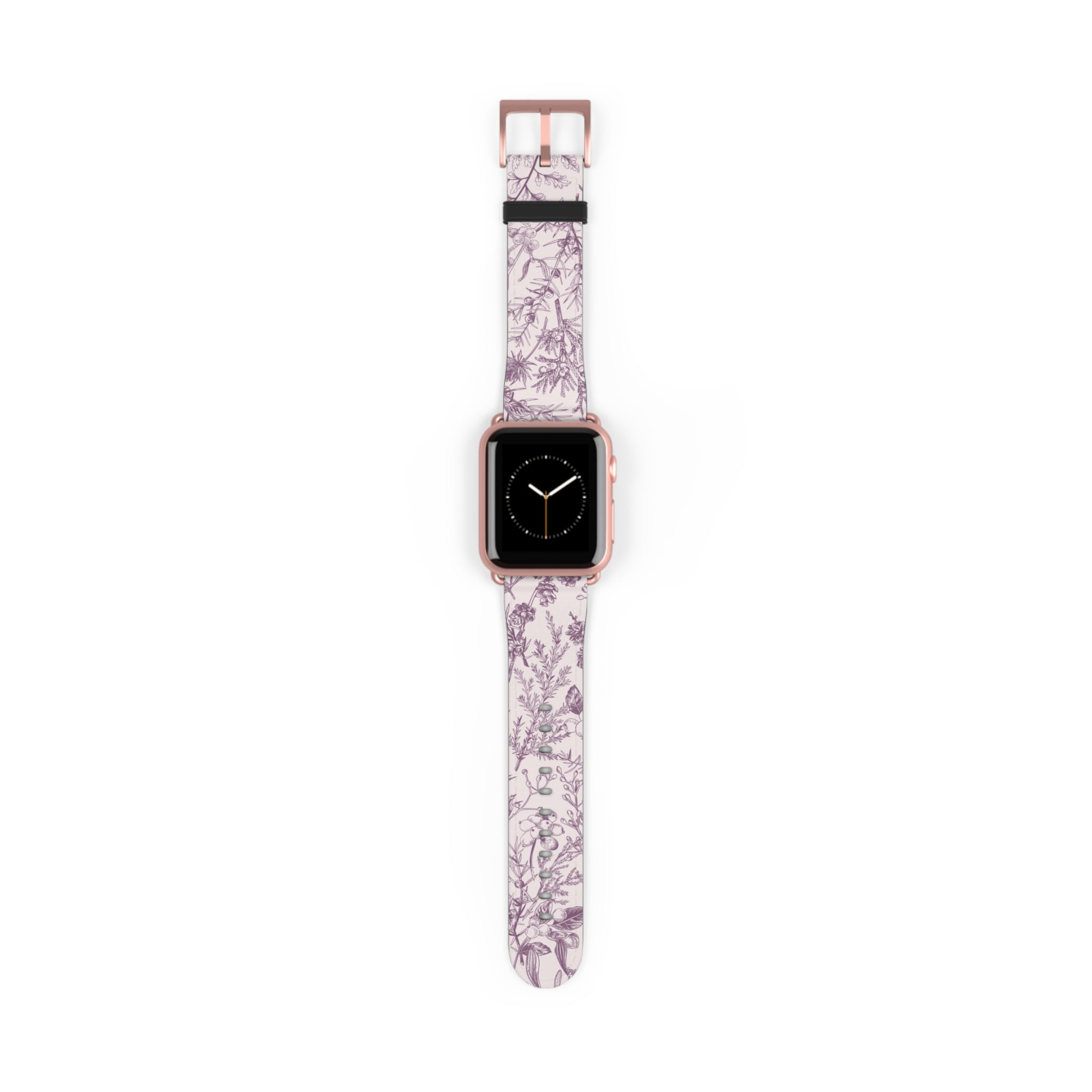 Plum Botanical Apple Watch Band