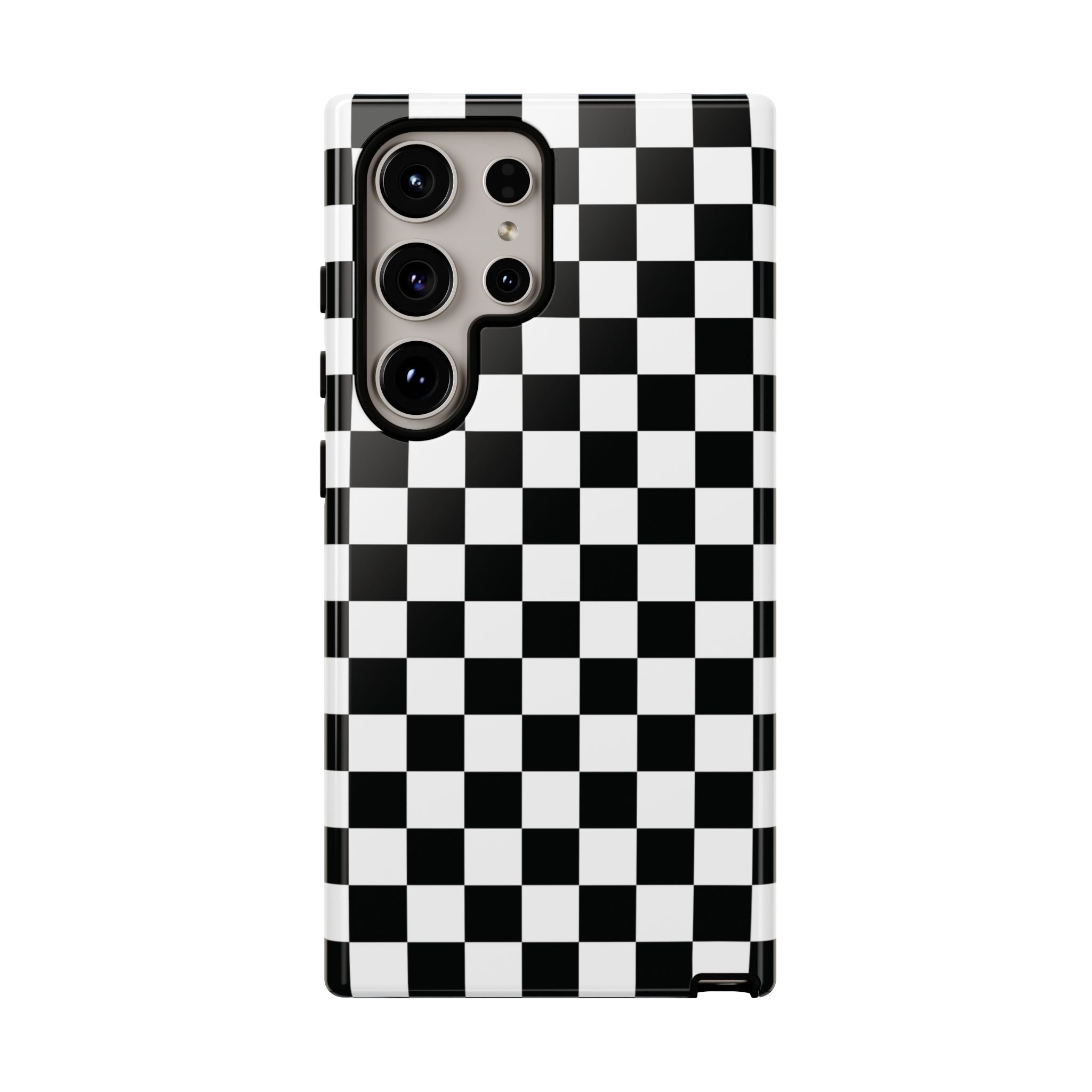 Skater Girl Checkerboard Galaxy Case