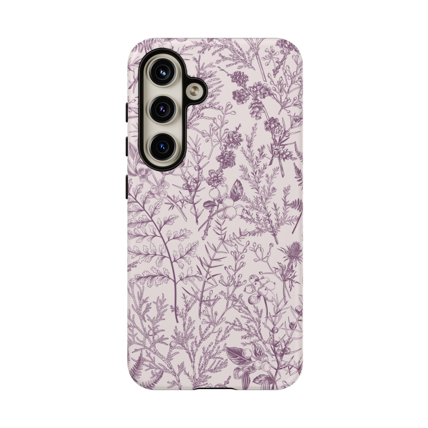 Plum Botanical Garden | Purple Floral Case