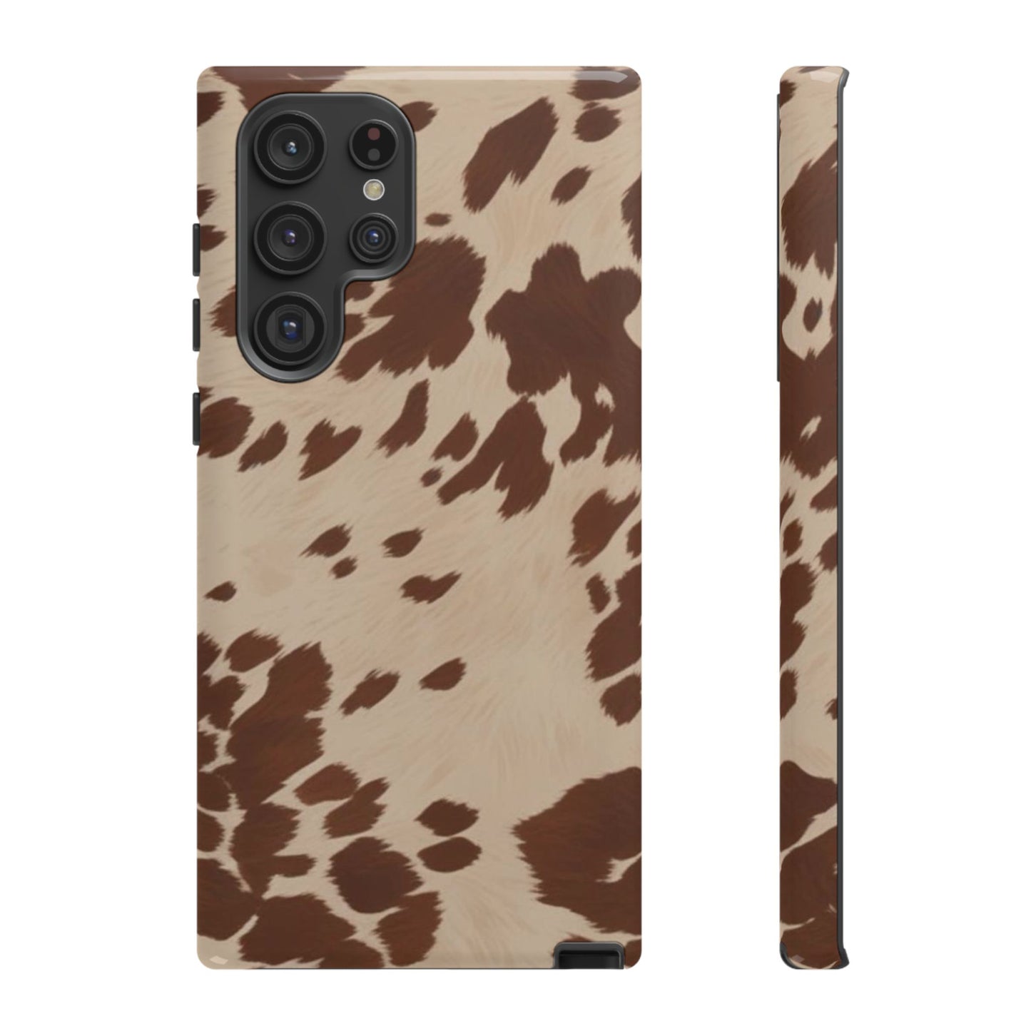 Rodeo Girl | Brown Cow Print Case