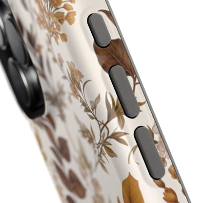 Autumn Botanical | Brown Floral MagSafe Case