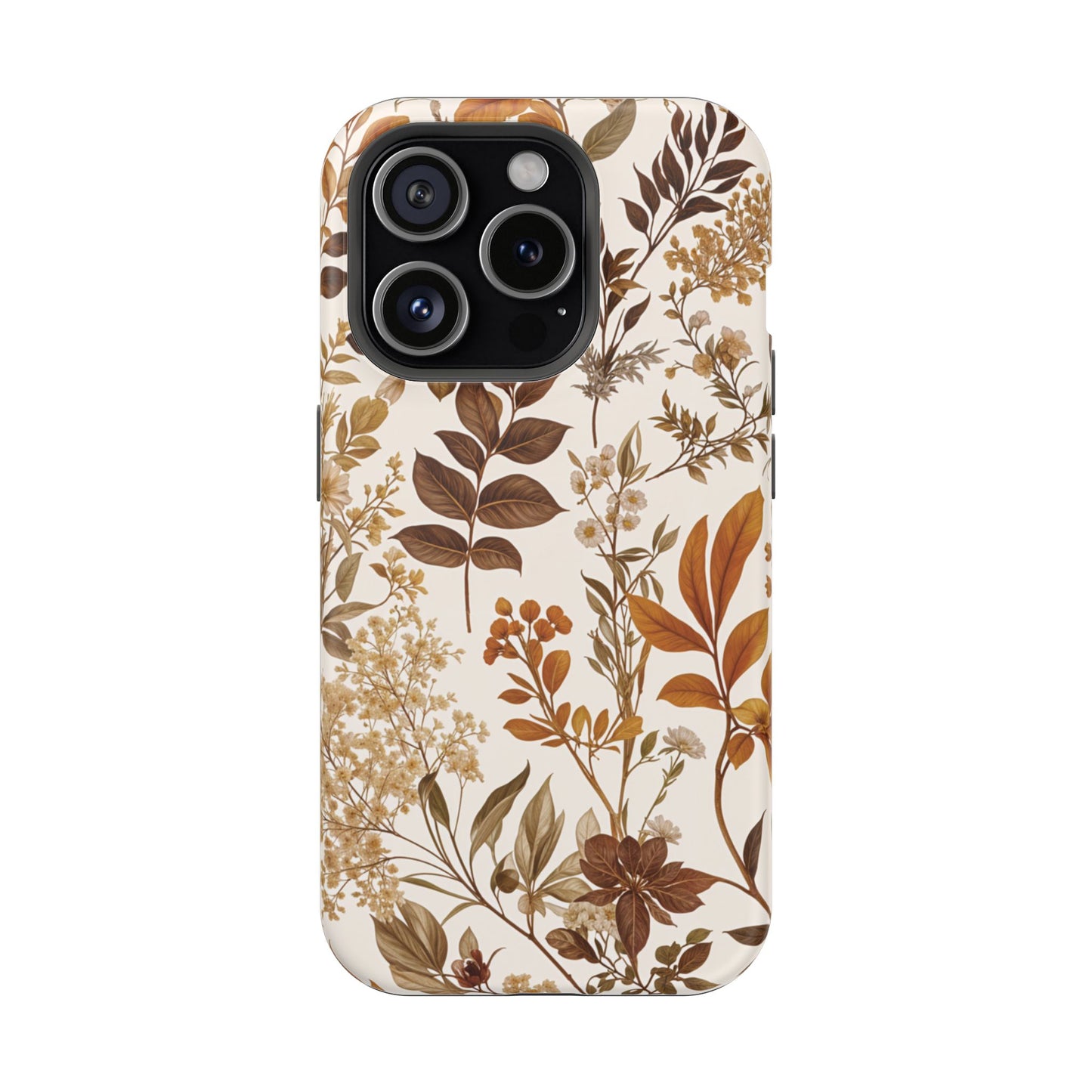 Autumn Botanical | Brown Floral MagSafe Case