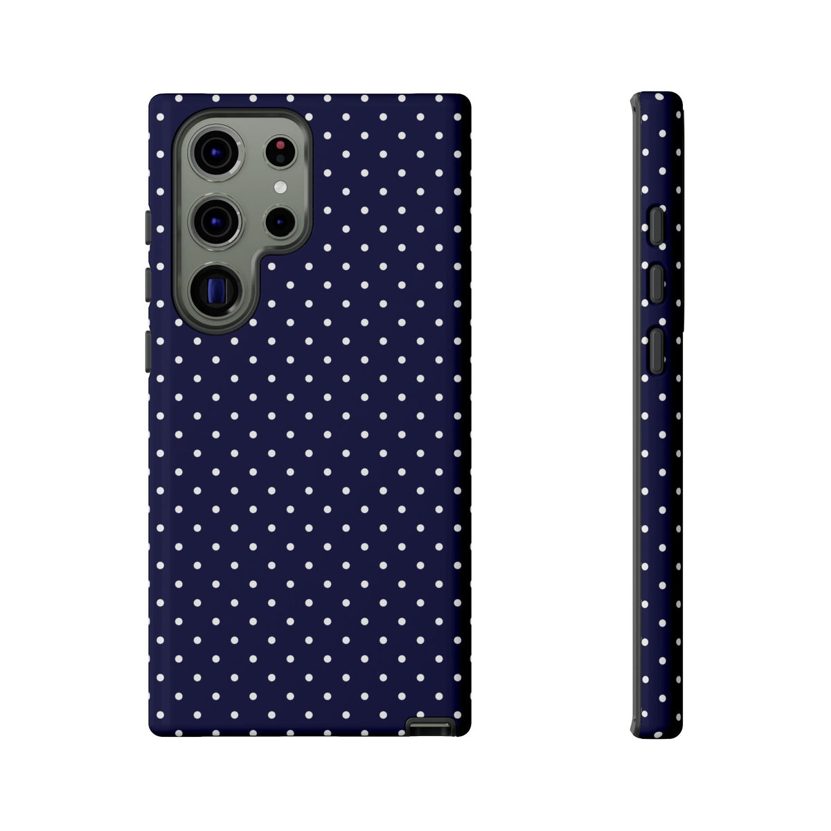 Dotty Chic | Navy Blue Polka Dot Galaxy Case