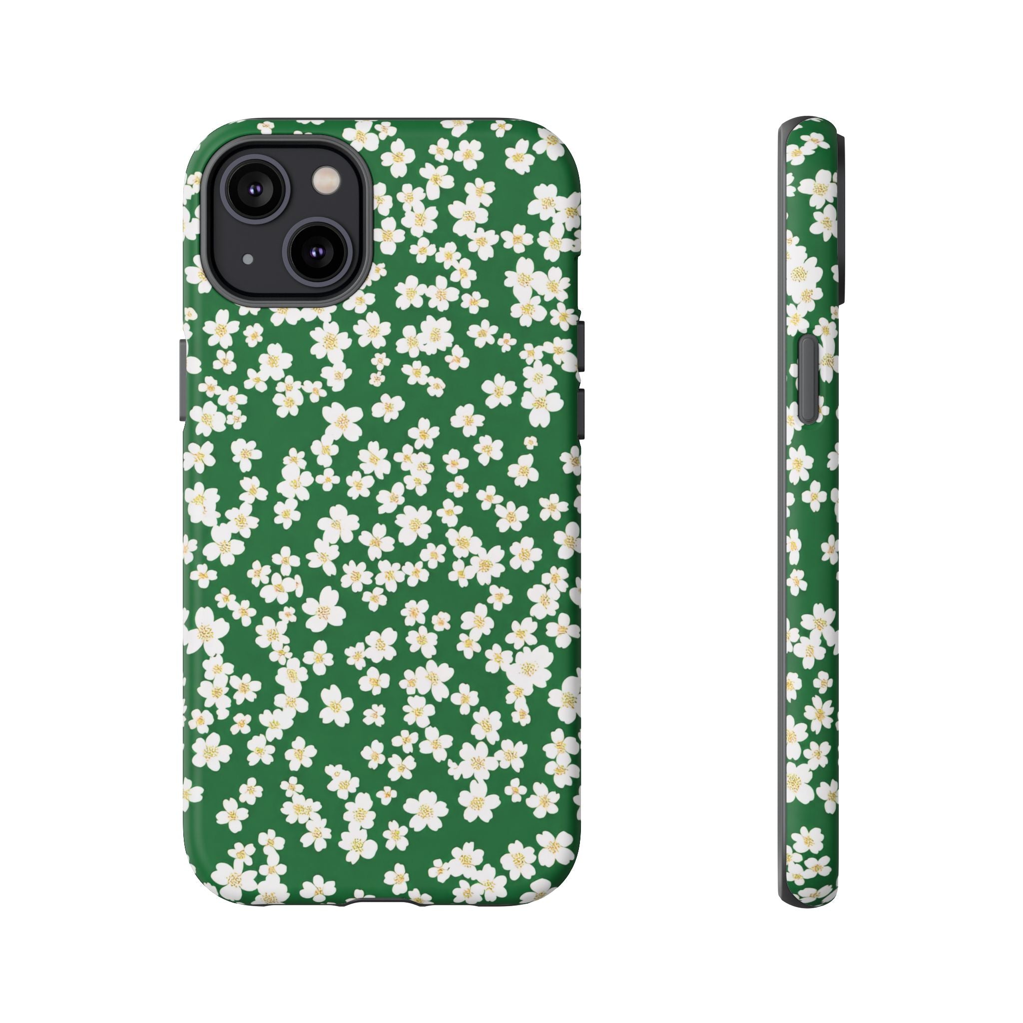 Emerald Bloom iPhone Case