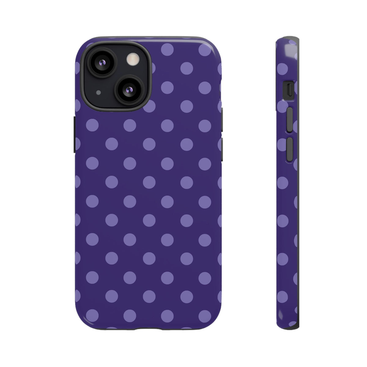 Plum Pop | Polka Dot iPhone Case