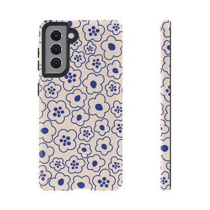 Blossom | Blue Retro Flower Case