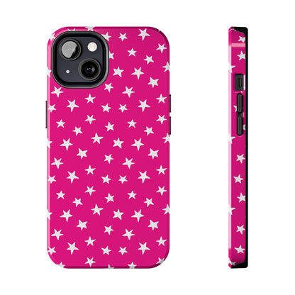 Starstruck | Hot Pink Starry iPhone Case