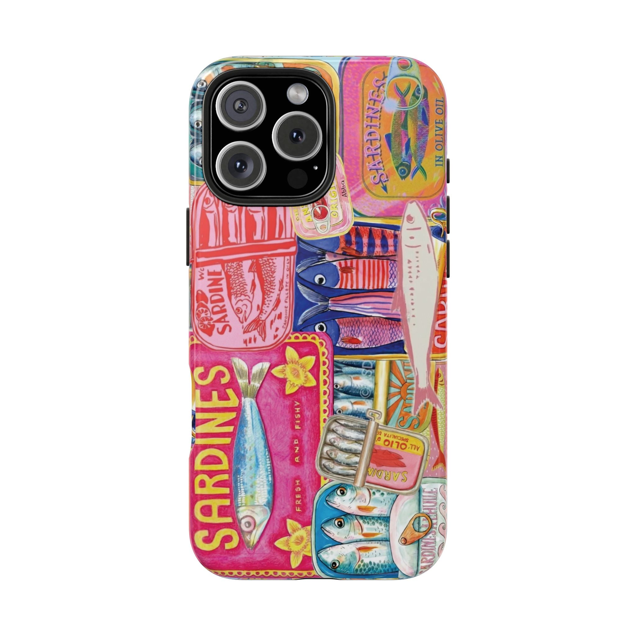 Sardines Collage iPhone Case